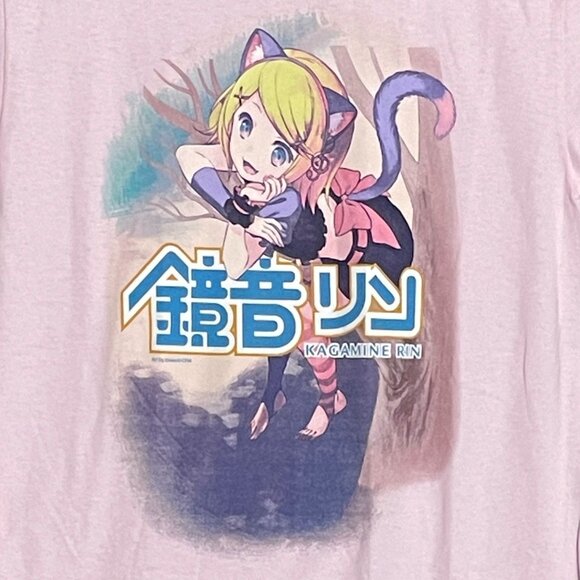 Hatsune Miku Kagamine Rin Anime Graphic T-shirt size Medium - Picture 3 of 5
